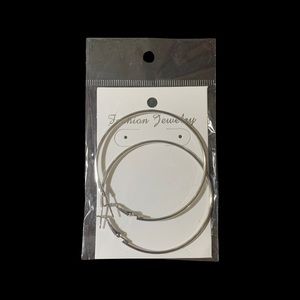 SOLD Stainless Steel Hoop Earrings